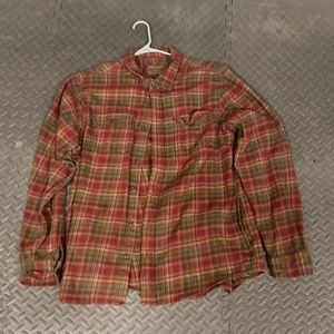 Orvis Men's Big Bear Heavy Weight Flannel Long Sleeve Shirt